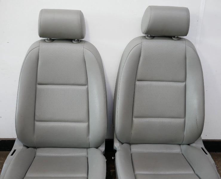 Front Bucket Seat Set 02-08 Audi A4 B6 B7 Sedan / Wagon - Heated - Genuine
