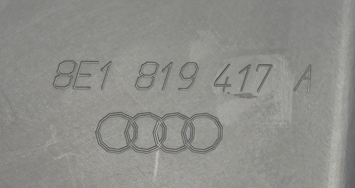 Windshield Rain Tray Cowl Battery Cover 02-05 Audi A4 S4 B6 - 8E1 819 417 A