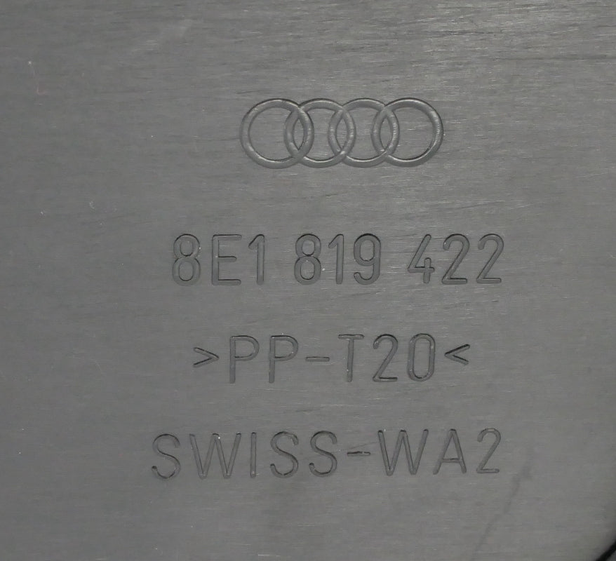 Windshield Rain Tray Cowl Battery Cover 02-05 Audi A4 S4 B6 - 8E1 819 417 A