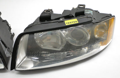 Xenon Headlight Head Light Lamp Set 02-05 Audi A4 B6 - Genuine - 8E0 941 003 B