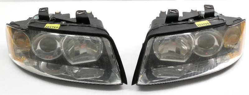 Xenon Headlight Head Light Lamp Set 02-05 Audi A4 B6 - Genuine - 8E0 941 003 B