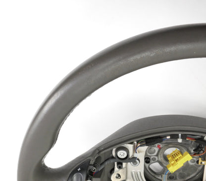 Sports Steering Wheel 3 Spoke 02-05 Audi A4 S4 B6 Gray Leather - 8E0 419 091 AH