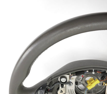 Sports Steering Wheel 3 Spoke 02-05 Audi A4 S4 B6 Gray Leather - 8E0 419 091 AH