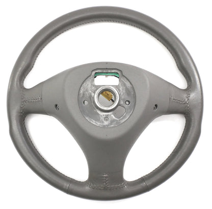 Sports Steering Wheel 3 Spoke 02-05 Audi A4 S4 B6 Gray Leather - 8E0 419 091 AH