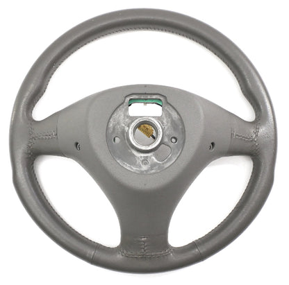 Sports Steering Wheel 3 Spoke 02-05 Audi A4 S4 B6 Gray Leather - 8E0 419 091 AH