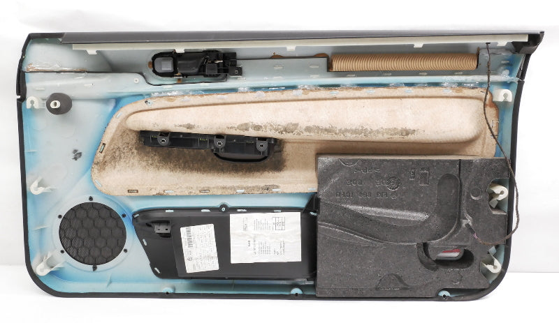 LH Driver Front Leather Door Panel 99-05 VW Golf GTI Mk4 2DR Black - Genuine