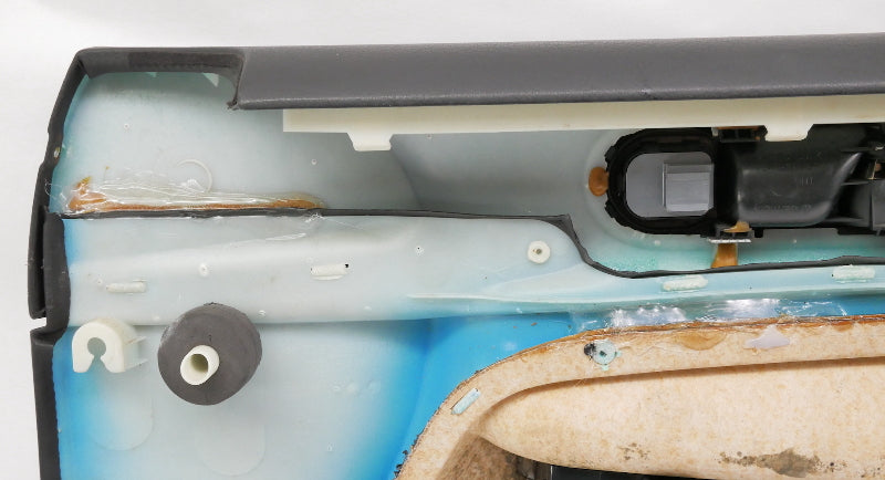 LH Driver Front Leather Door Panel 99-05 VW Golf GTI Mk4 2DR Black - Genuine