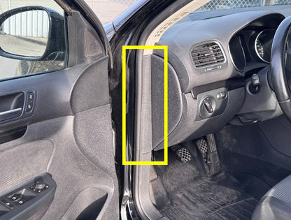 LH Lower Pillar Trim 05-10 VW Jetta Rabbit GTI MK5 09-14 Sportwagen 1K0 868 223