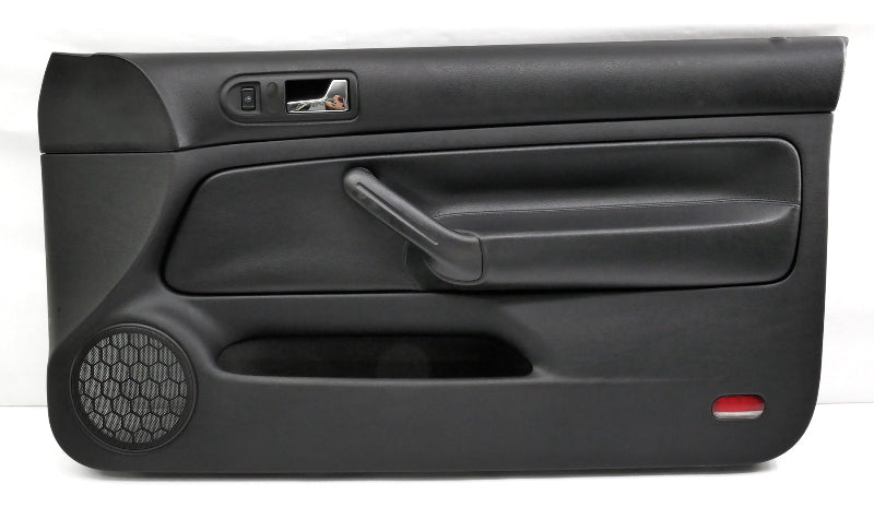 RH Front Leather Door Panel 99-05 VW Golf GTI Mk4 2DR Black - Genuine