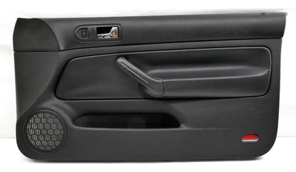 RH Front Leather Door Panel 99-05 VW Golf GTI Mk4 2DR Black - Genuine
