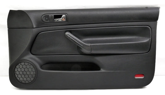 RH Front Leather Door Panel 99-05 VW Golf GTI Mk4 2DR Black - Genuine