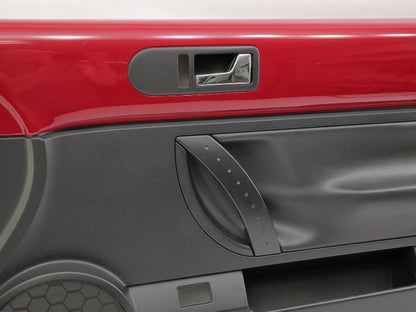 RH Front Door Panel 03-10 VW Beetle Convertible Salsa Red / Black ~ Genuine