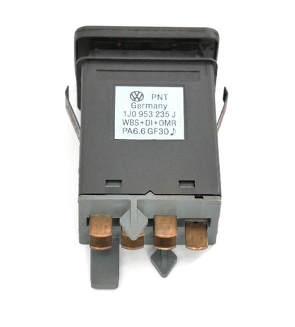 Hazard Dash Switch Relay Button 99-05 VW Jetta Golf GTI MK4 OEM - 1J0 953 235 J