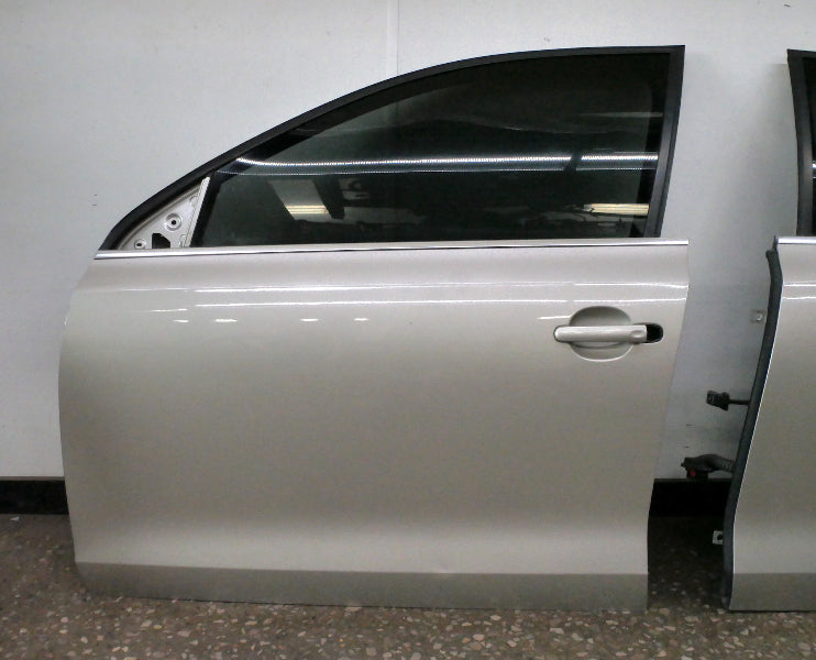 LH Front & Rear Door Assemblies 11-18 VW Jetta Sedan MK6 LP7W Moon Rock Gray
