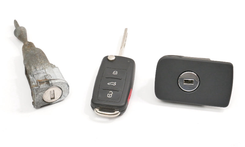 Kessy Key FOB Door Handle Lock Set 11-14 VW Jetta Sedan MK6 - 5C6 837 167 A -