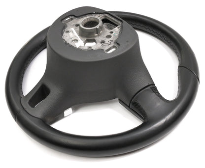 Leather Steering Wheel 10-14 VW Golf Jetta Sportwagen MK6 - 5C0 419 091 AK -