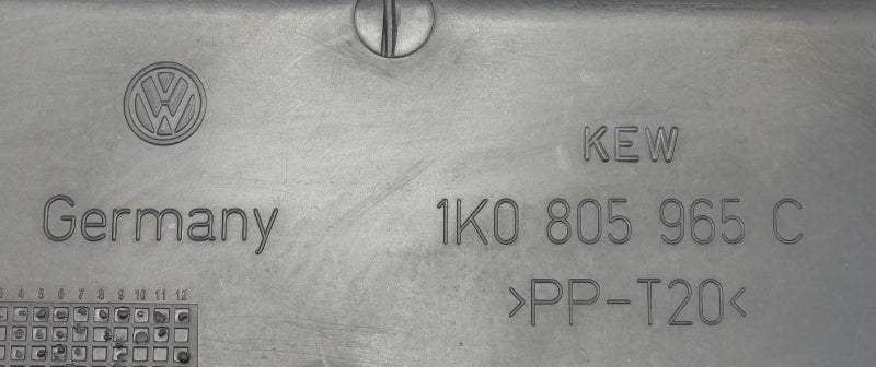 Air Intake Duct 05-14 VW Jetta Rabbit GTI MK5 A3 Sportwagen - 1K0 805 965 C