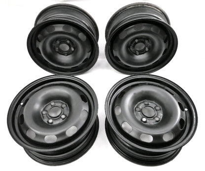 15" x 6" Steel Wheel Rim Set 5x100 99-05 VW Jetta Golf GTI MK4 ~ 1J0 601 027 H