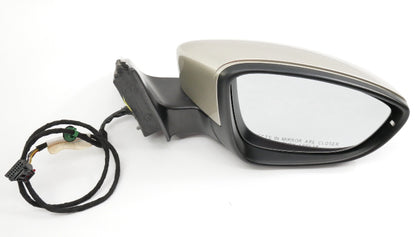 RH Side View Door Exterior Mirror 11-18 VW Jetta MK6 LP7W Moon Rock Gray Genuine