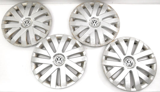 16" Hubcap Hub Cap Wheel Cover Set 99-18 VW Jetta Golf Beetle - 1K0 601 147 H