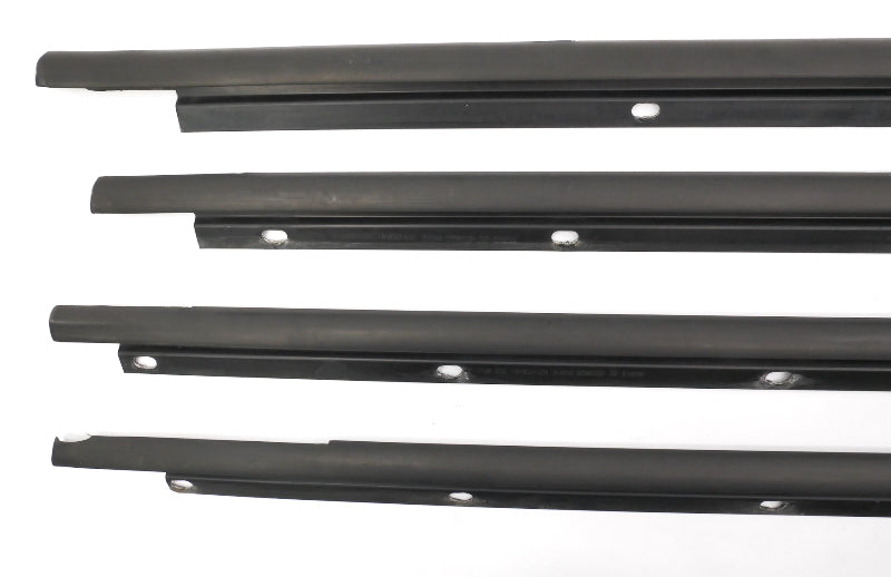 Black Lower Window Door Trim Set 09-14 VW Jetta Sportwagen - Genuine