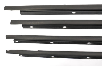 Black Lower Window Door Trim Set 09-14 VW Jetta Sportwagen - Genuine