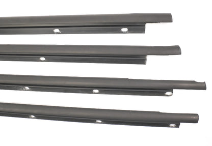 Black Lower Window Door Trim Set 09-14 VW Jetta Sportwagen - Genuine