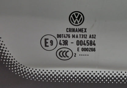 LH Rear Quarter Window Side Hatch Glass 09-14 VW Jetta Sportwagen MK6 ~ Genuine