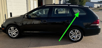 LH Rear Quarter Window Side Hatch Glass 09-14 VW Jetta Sportwagen MK6 ~ Genuine