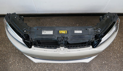 Front Bumper Clip Loaded Radiator Core Support Rebar Coolers 11-18 VW Jetta MK6