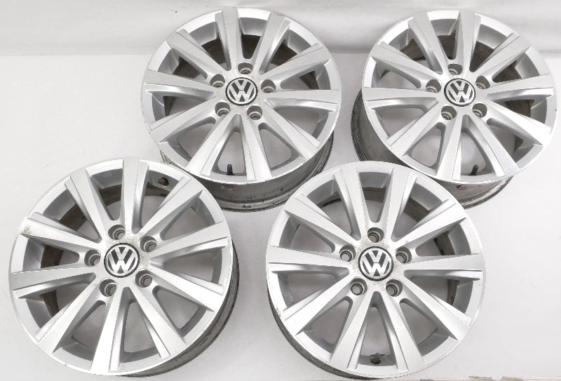 15" Wheel Rim Set 05-18 VW Jetta Golf Rabbit Mk5 MK6 MK7 5x112 - 5C0 601 025 Q