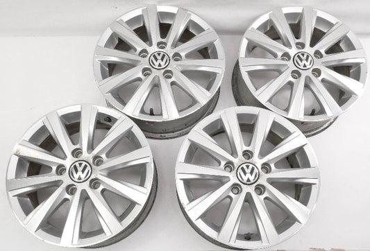 15" Wheel Rim Set 05-18 VW Jetta Golf Rabbit Mk5 MK6 MK7 5x112 - 5C0 601 025 Q