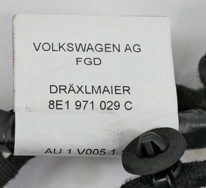 NOS LH Front Door Wiring Harness 02-05 Audi A4 S4 B6 - Genuine - 8E1 971 029 C