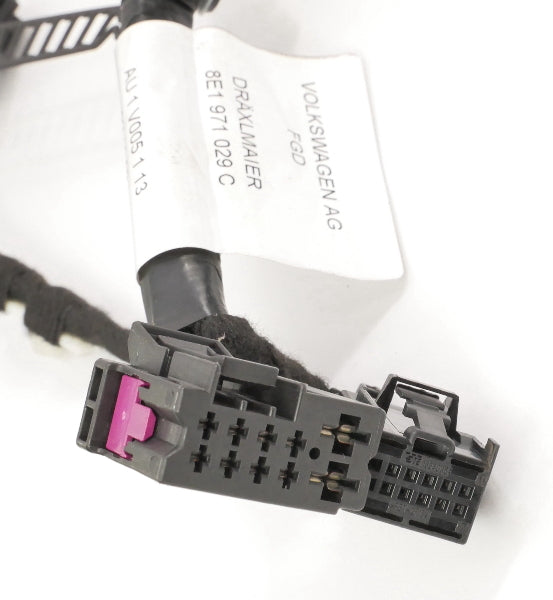 NOS LH Front Door Wiring Harness 02-05 Audi A4 S4 B6 - Genuine - 8E1 971 029 C