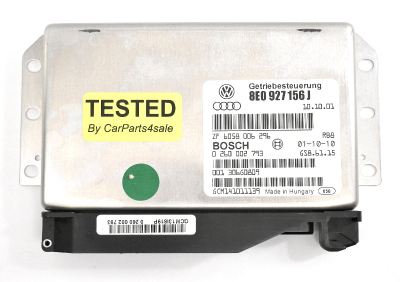 TCM TCU Transmission Computer 02-03 Audi A4 B6 3.0 Quattro ~ 8E0 927 156 J