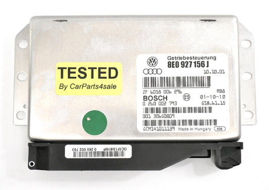 TCM TCU Transmission Computer 02-03 Audi A4 B6 3.0 Quattro ~ 8E0 927 156 J