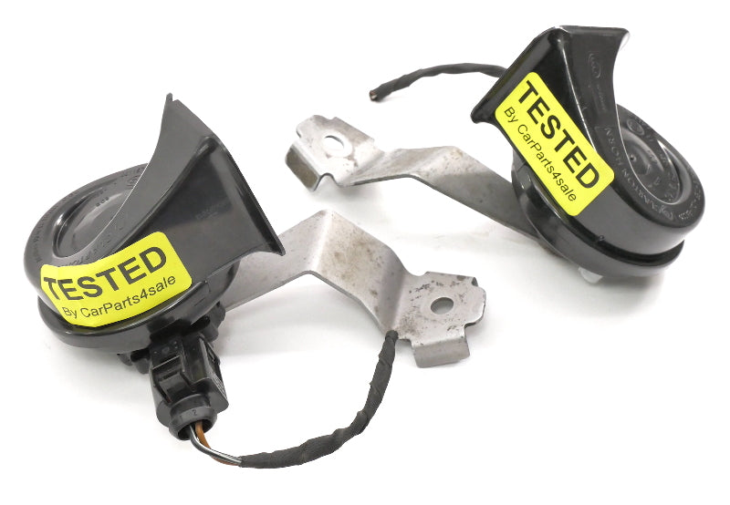 Low & High Tone Horn Set 11-18 VW Jetta MK6 Clartonhorn - Genuine 5C0 951 223 C