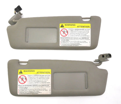 Sun Visor Sunvisor Set Homelink 02-05 Audi A4 B6 Gray - Genuine - 8E0 857 551