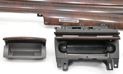 Interior Wood Dash Door Trim Set 02-05 Audi A4 S4 B6 Sedan & Wagon - Genuine