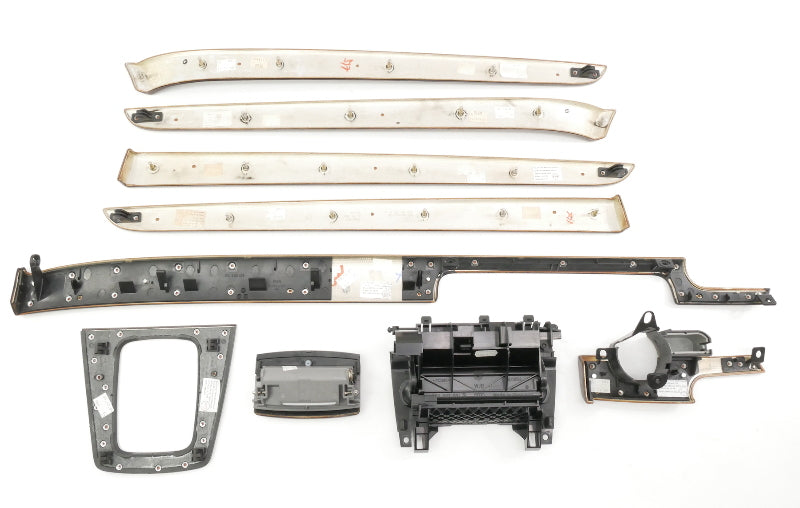 Interior Wood Dash Door Trim Set 02-05 Audi A4 S4 B6 Sedan & Wagon - Genuine