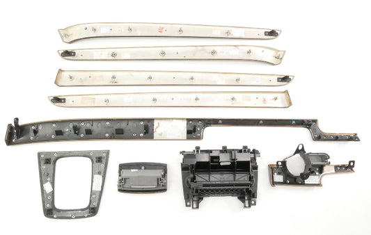 Interior Wood Dash Door Trim Set 02-05 Audi A4 S4 B6 Sedan & Wagon - Genuine