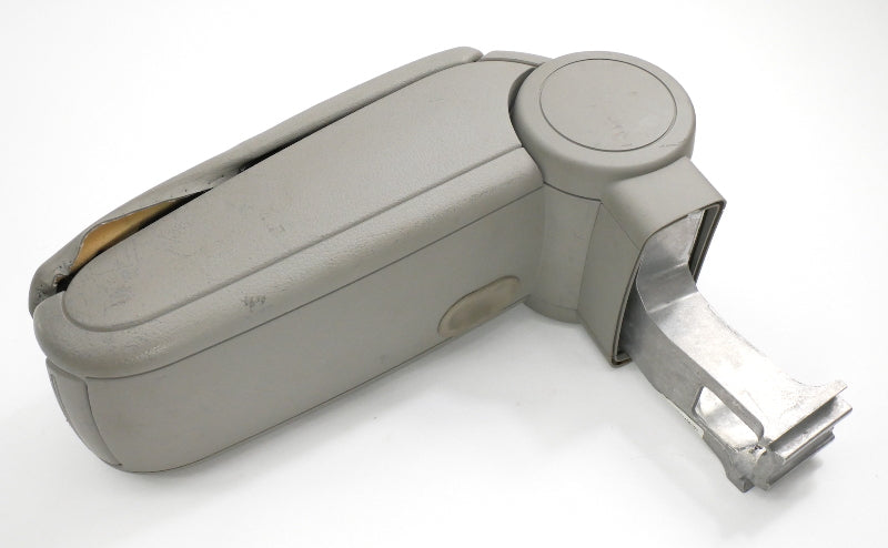 Center Console Armrest Arm Rest Cup Holder 02-05 Audi A4 S4 B6 Gray - Genuine