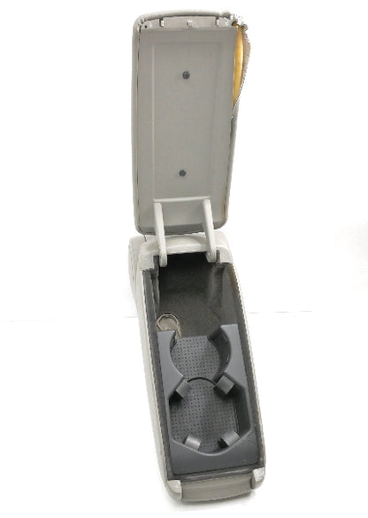 Center Console Armrest Arm Rest Cup Holder 02-05 Audi A4 S4 B6 Gray - Genuine