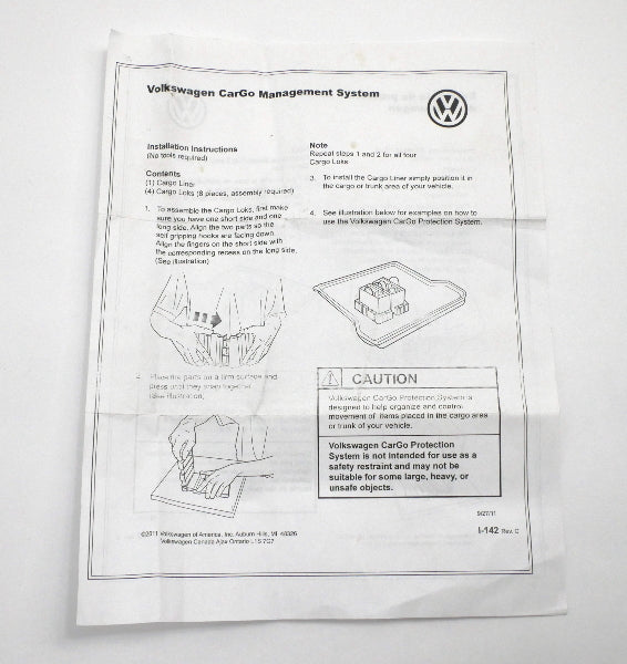 CarGo Management System Blocks VW Passat Jetta Golf GTI MK6 MK7