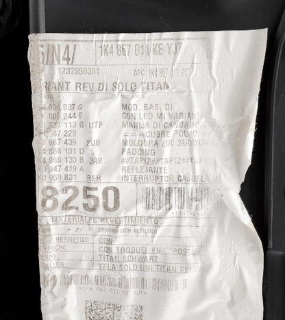 Driver Front Interior Door Panel Card 10-14 VW Jetta Sportwagen 1K4 867 011 KE