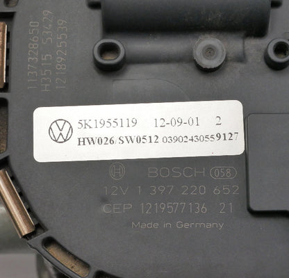 Windshield Wiper Linkage & Motor 10-14 VW Jetta Sportwagen Golf MK6 5K1 955 119