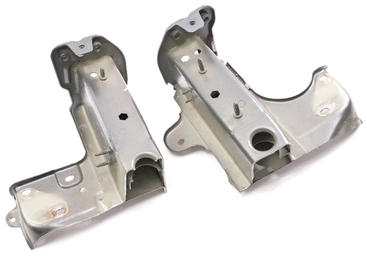 Frame Rail End Cut Mount Bracket Set 05-14 VW Jetta Rabbit GTI MK5 Sportwagen -