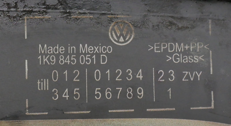 Rear Hatch Trunk Lift Gate Back Glass 09-14 VW Jetta Sportwagen MK5 MK6 -