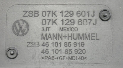 2.5 Engine Cover Air Intake 10-14 VW Jetta Sportwagen Golf Mk6 ~ 07K 129 601 J