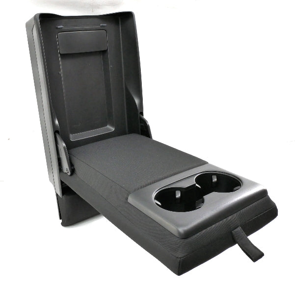 Rear Seat Armrest Ski Pass 10-14 VW Jetta Sportwagen MK6 Titan Black Cloth